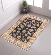 handmade Traditional Kafkaz Grey Ivory Hand Knotted RECTANGLE 100% WOOL area rug 2 x 3